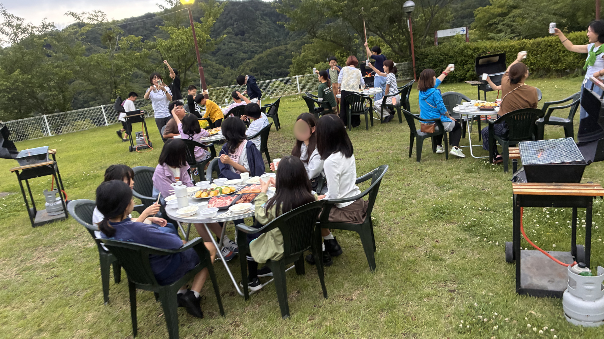 2日目の淡路食材を使ったBBQ