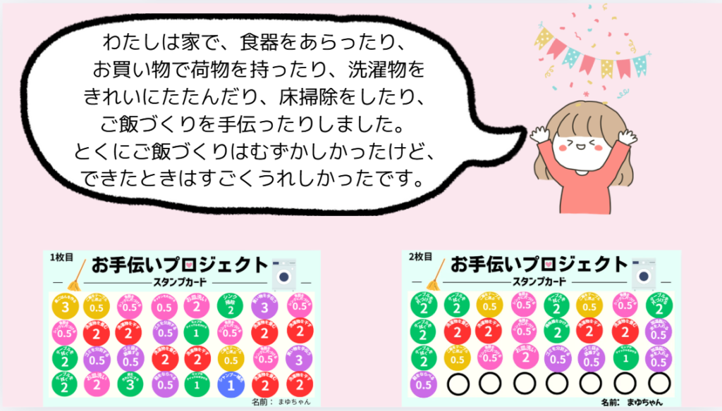 花王×NIJINアカデミーの共同プロジェクト発表
こども家事名づけ親、スタンプカード