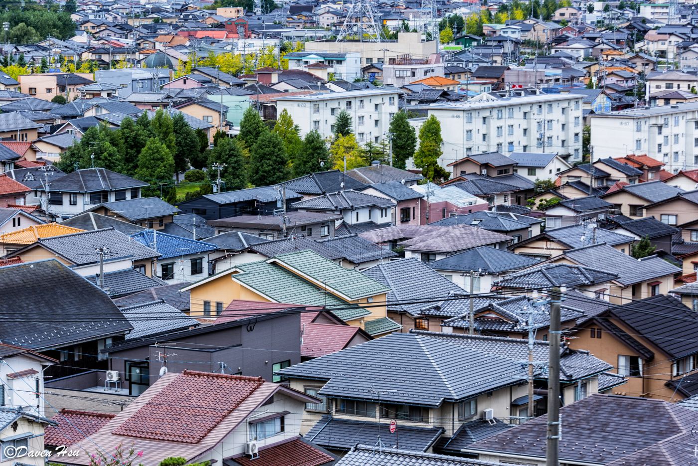 日本の街並み