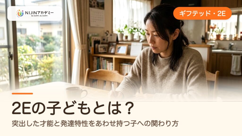 2Eの子どもとは？突出した才能と発達特性をあわせ持つ子への関わり方