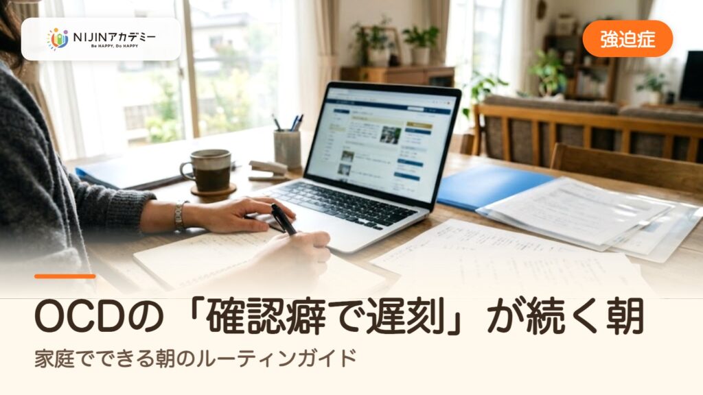 OCDの「確認癖で遅刻」が続く朝｜家庭でできる朝のルーティンガイド