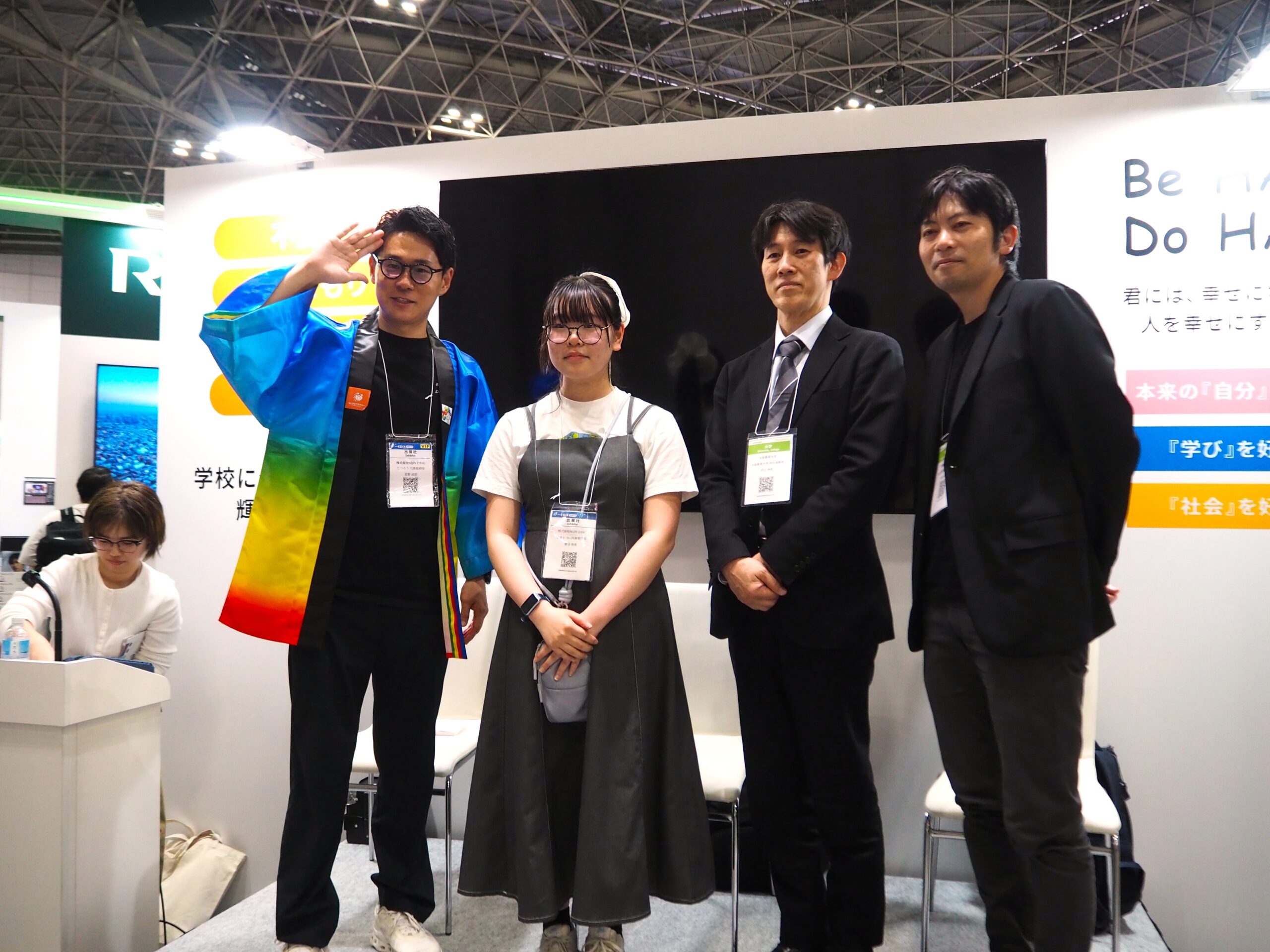 EDIX東京2026のNIJINブースにて