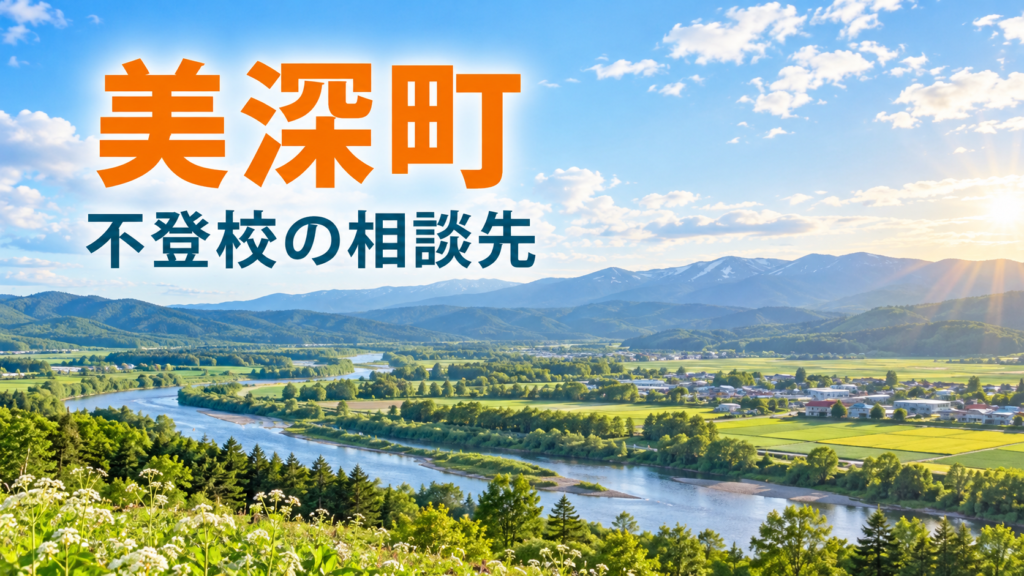 美深町の明るい風景と不登校の相談先
