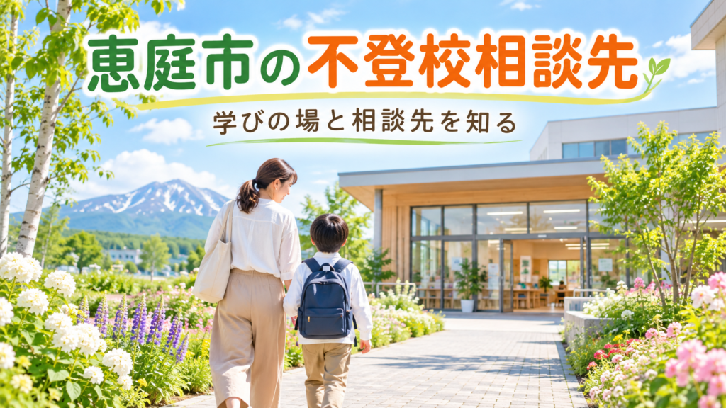 恵庭市の不登校相談先を探す保護者向けの記事サムネイル