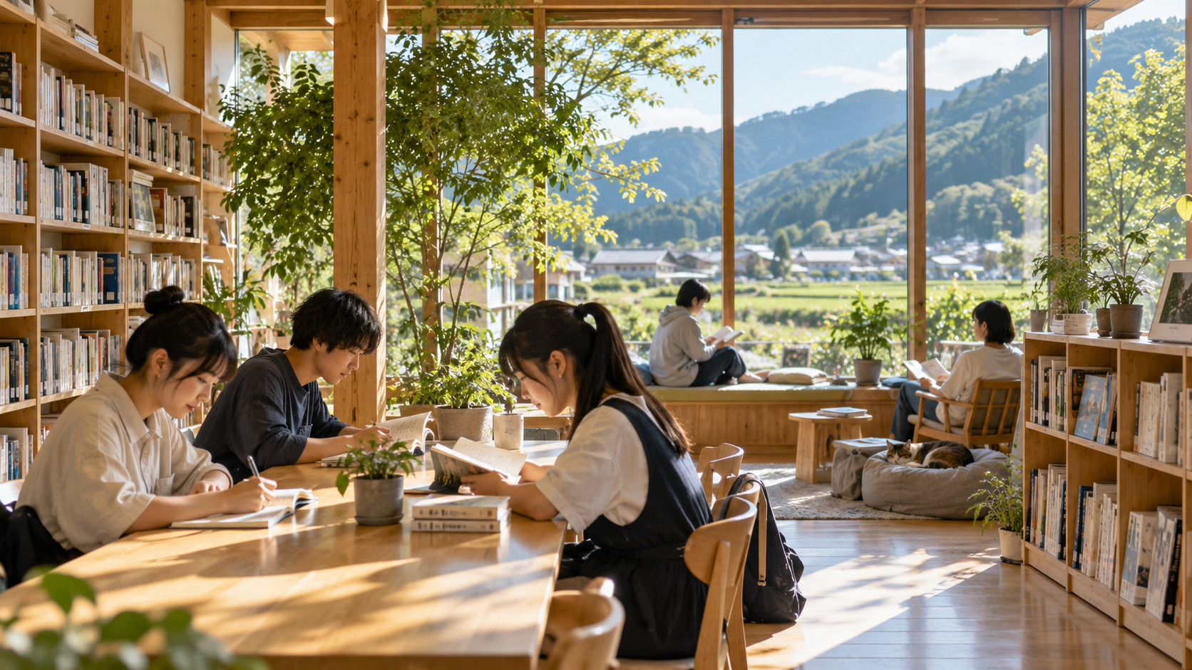 落ち着いて過ごせる学びの場のイメージ