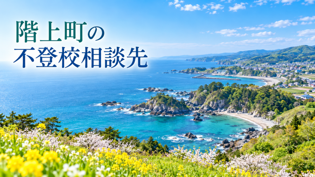 階上町の太平洋岸の風景を描いた不登校相談先記事のサムネイル