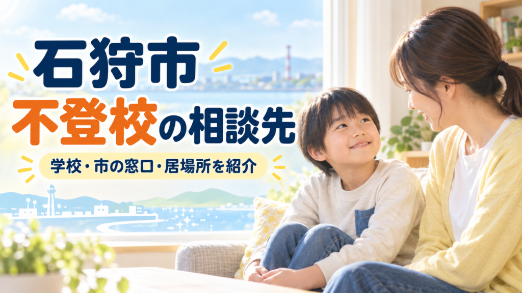 石狩市の不登校相談先を探す保護者向けの記事サムネイル