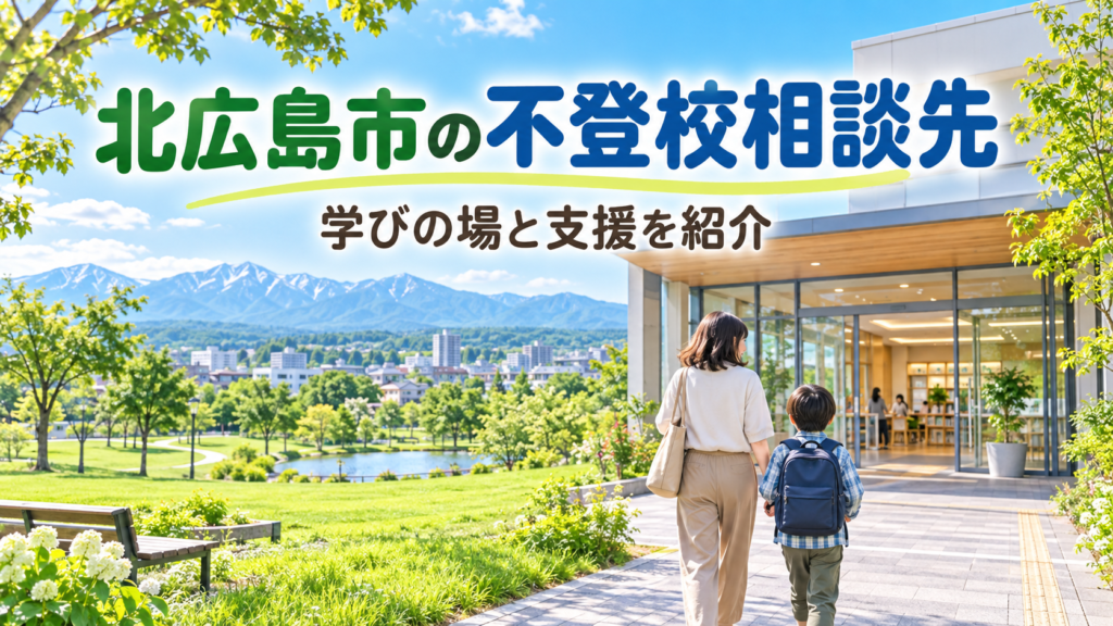 北広島市の不登校相談先を探す保護者向けの記事サムネイル