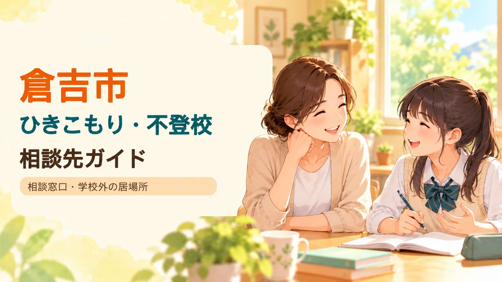 倉吉市のひきこもり・不登校相談先の記事サムネイル