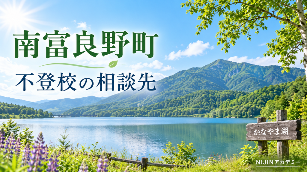 南富良野町の明るい風景と不登校の相談先