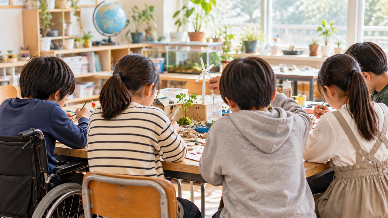 子どもたちが活動するイメージ