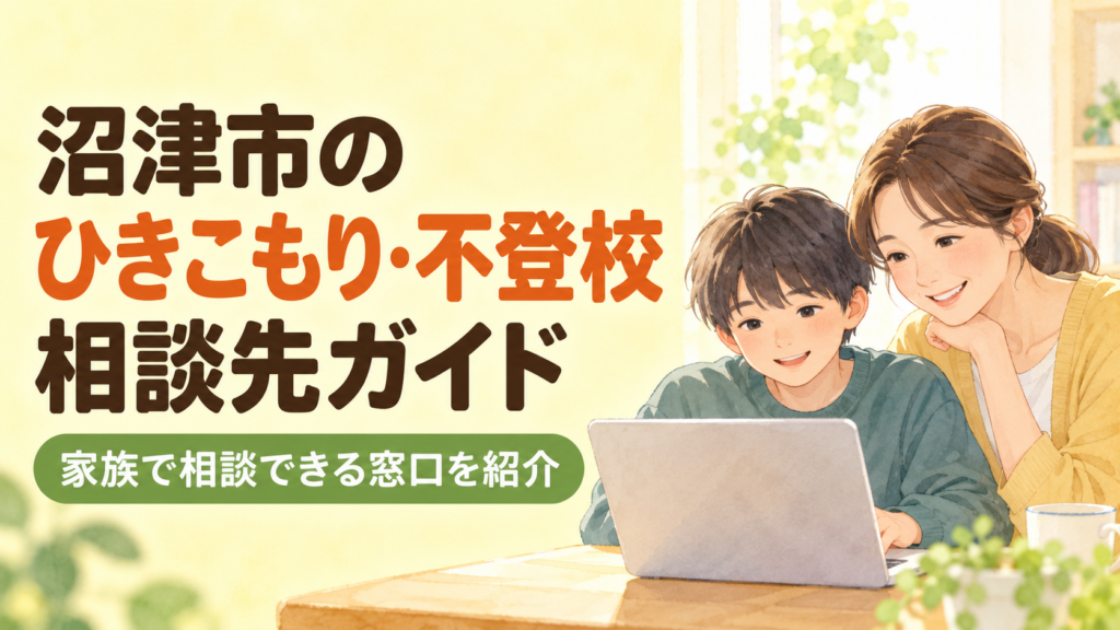 沼津市のひきこもり・不登校相談先の記事サムネイル