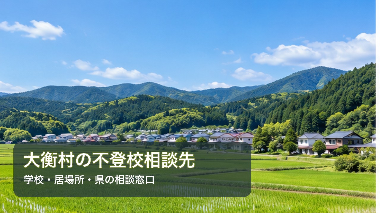 大衡村の不登校相談・学びのイメージ