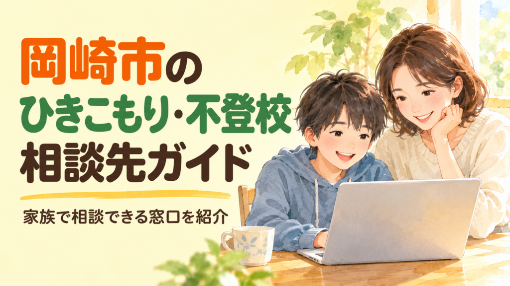 岡崎市のひきこもり・不登校相談先の記事サムネイル