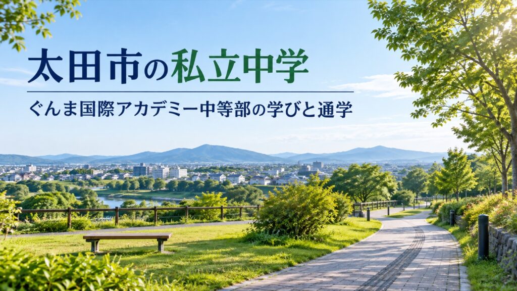 太田市の私立中学とぐんま国際アカデミー中等部の学び・編入・通学を紹介する記事用サムネイル