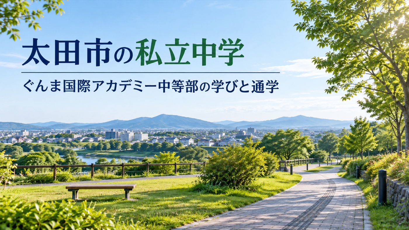 太田市の私立中学とぐんま国際アカデミー中等部の学び・編入・通学を紹介する記事用サムネイル