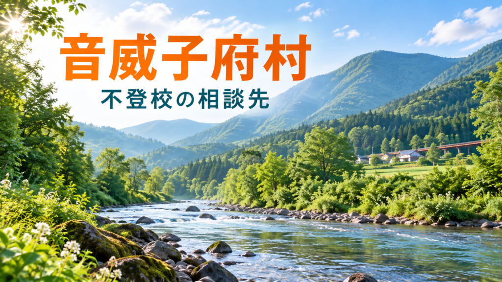 音威子府村の明るい風景と不登校の相談先