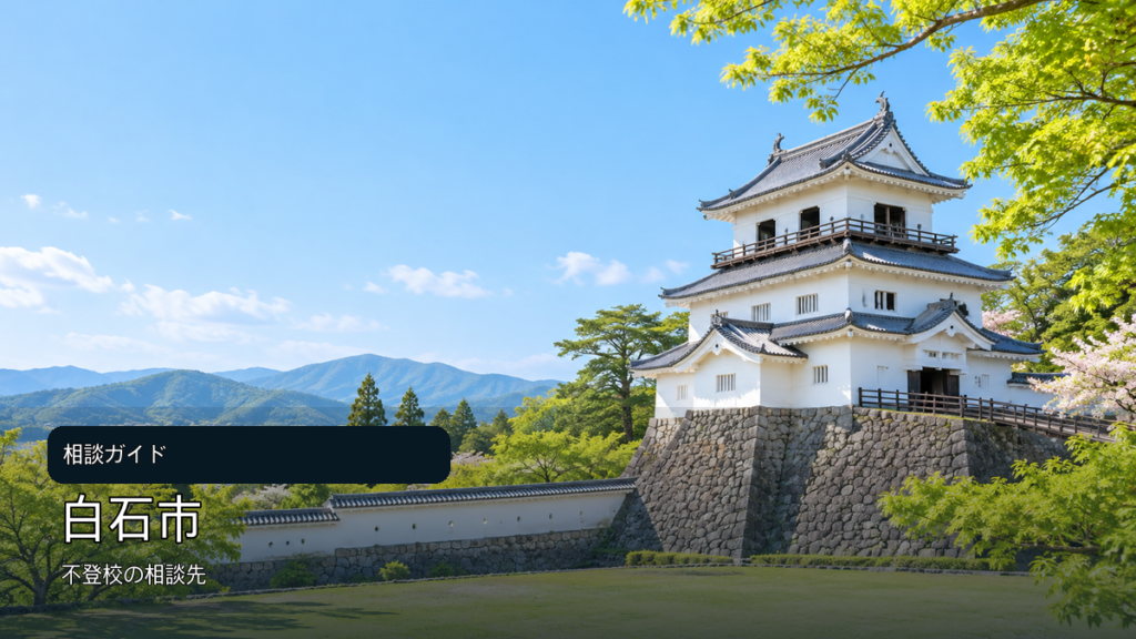 白石市の不登校相談先ガイドと風景