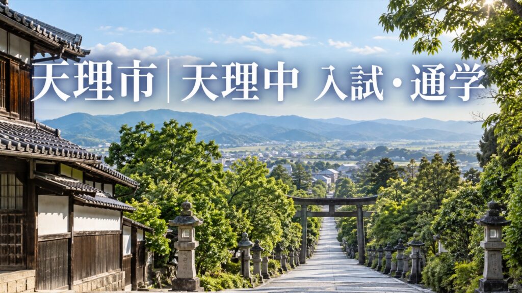 天理市の私立中学 天理中学校の募集要項と通学を紹介する記事用サムネイル