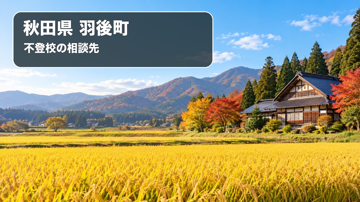 秋田県羽後町の不登校相談先