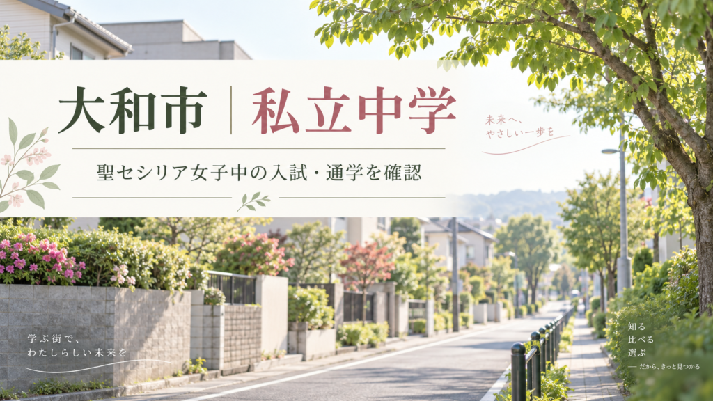 大和市の私立中学を考える風景（記事用イメージ）