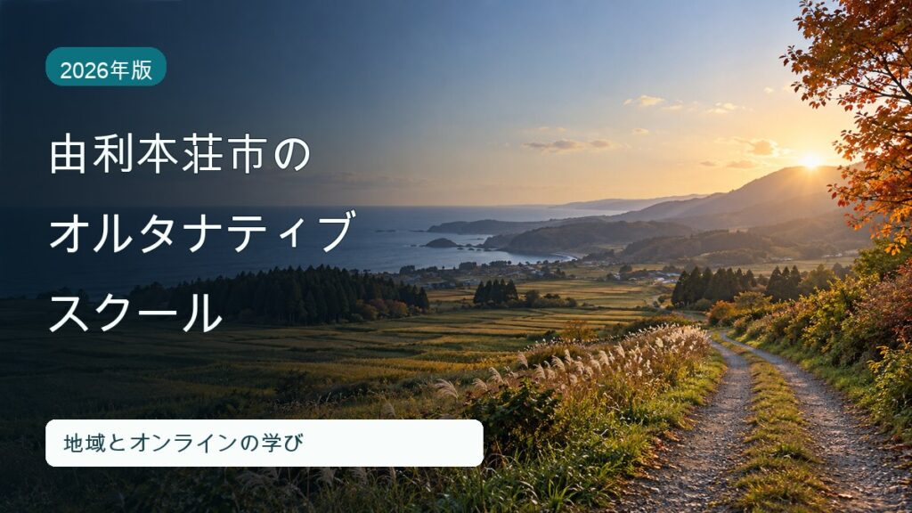 由利本荘市のオルタナティブスクールの選び方