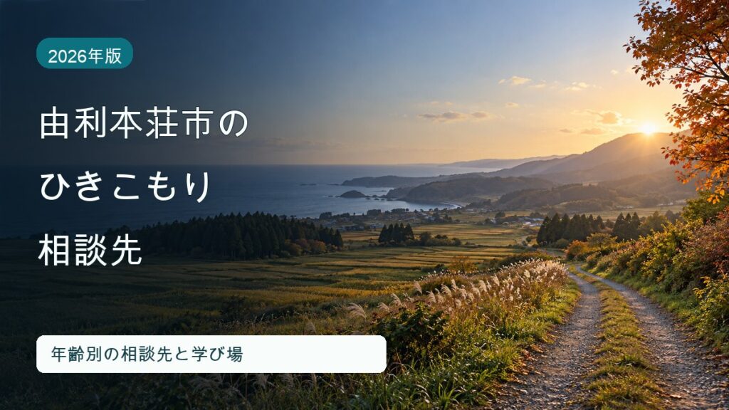 由利本荘市のひきこもり相談先