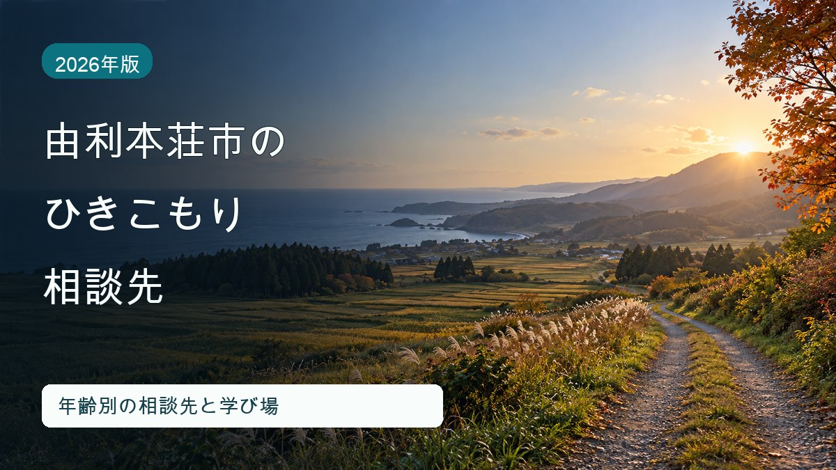 由利本荘市のひきこもり相談先