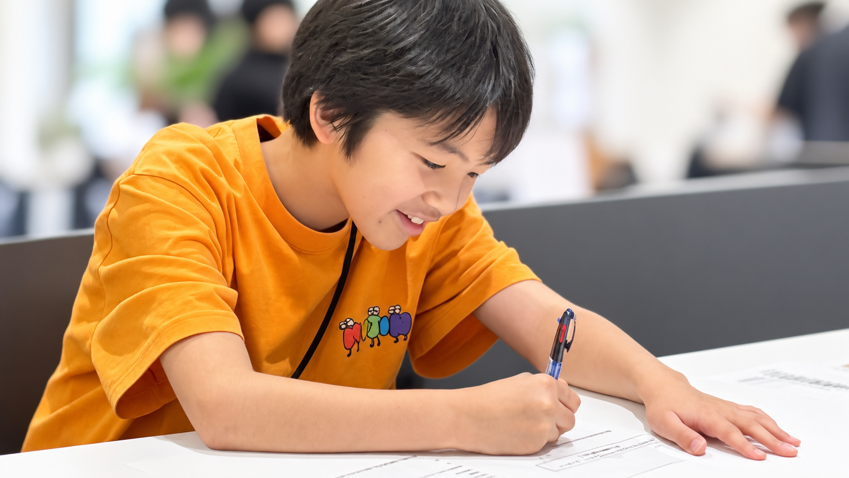 仙台のスタートアップイベントで不登校について発表する中学1年生のしゅんしゅん