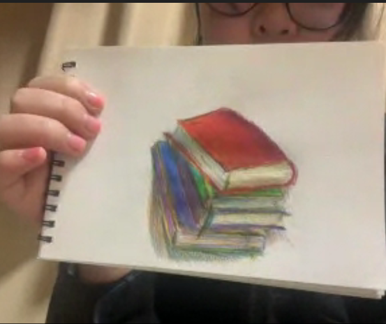 さきが描いた本の絵