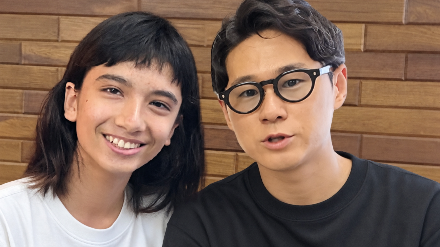 タツロー校長とSTARくんのツーショット